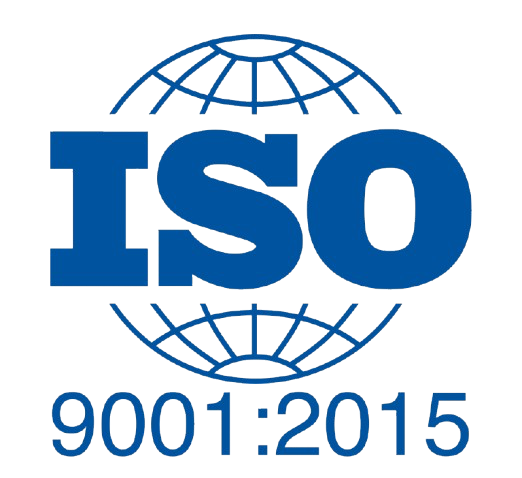 ISO 9001:2015 certification badge